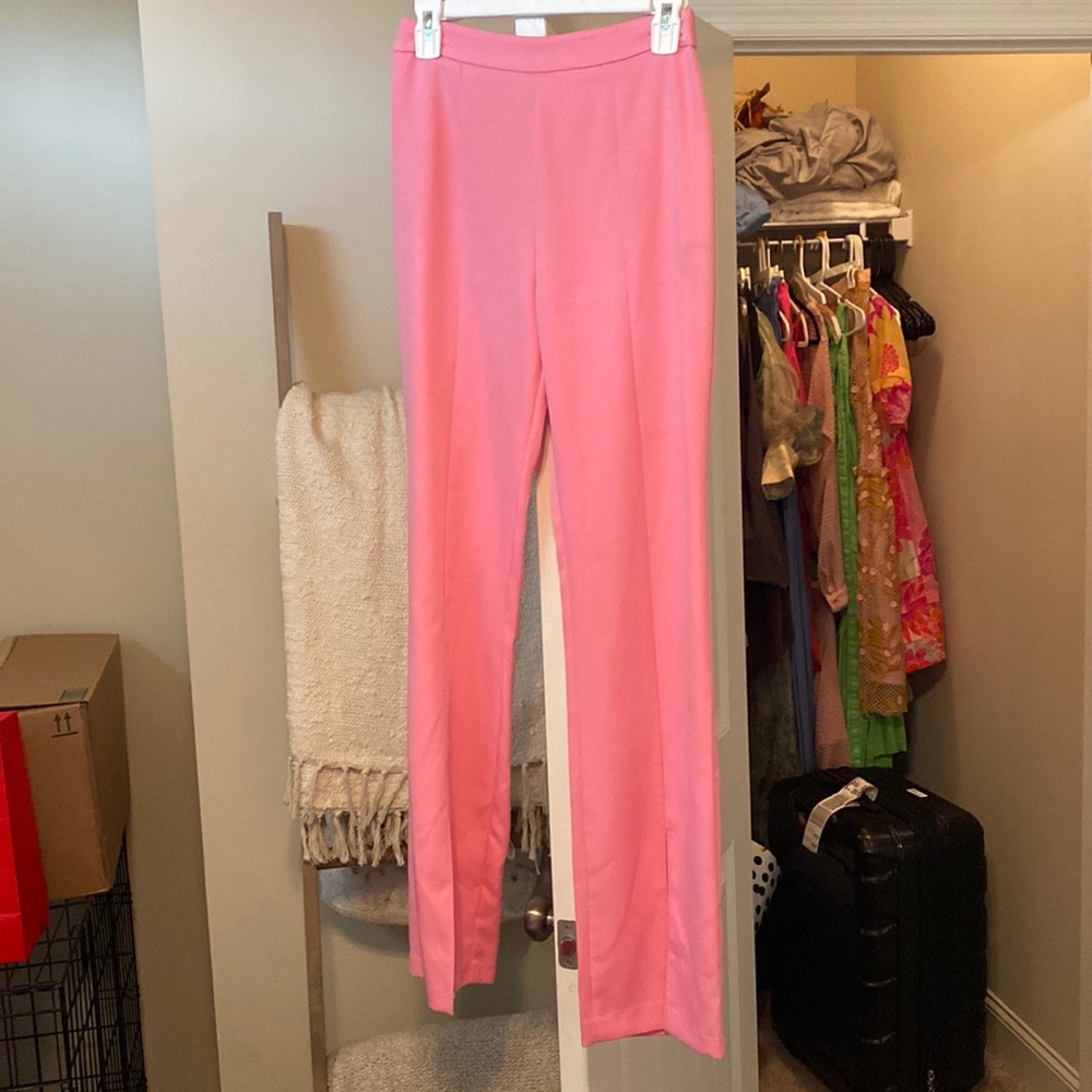 DO+BE pink flare pants
